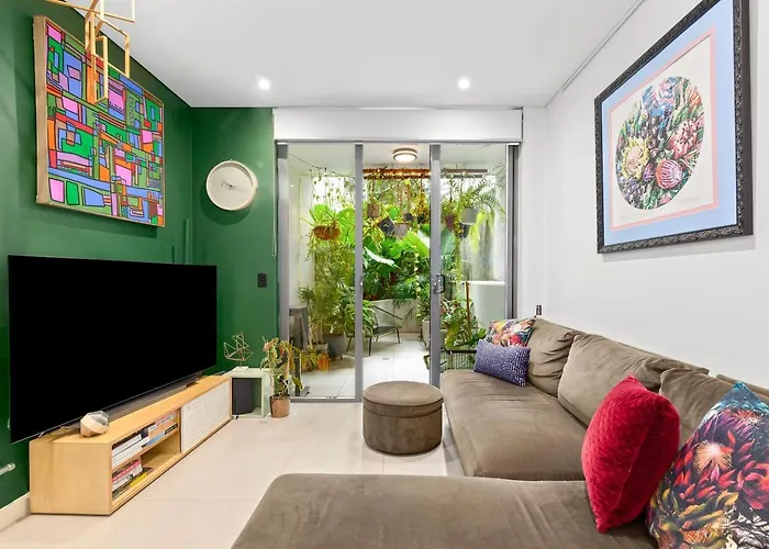 The Green Haven - Lush Industrial Chic Living