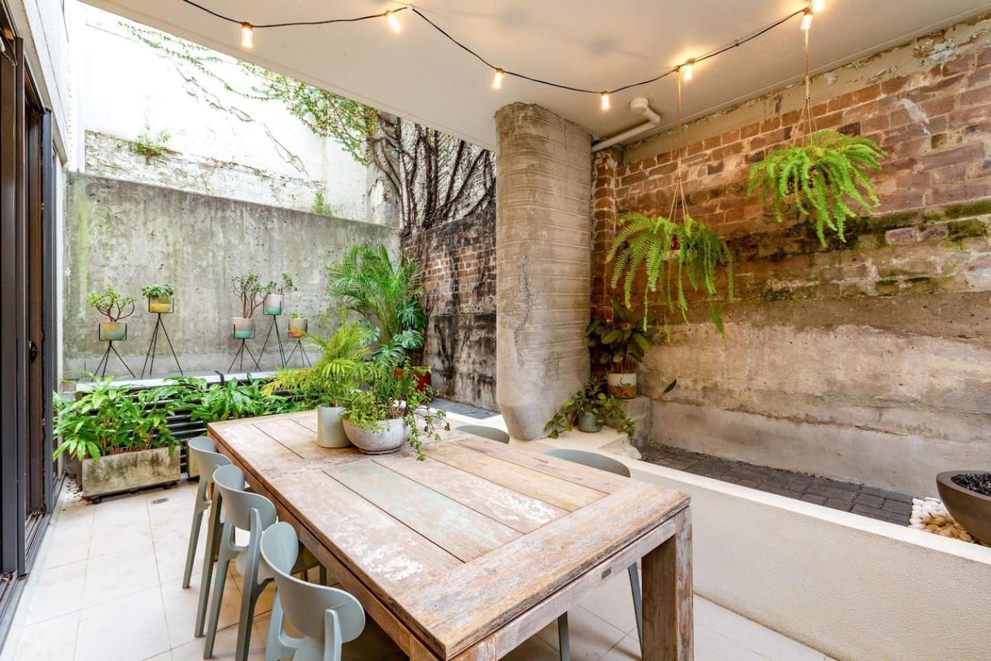 The Green Haven - Lush Industrial Chic Living
